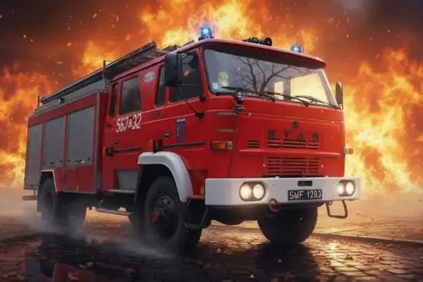 Młodzieżowa Drużyna Pożarnicza z Przytoru rozpoczęła obóz nad jeziorem Ilińsk