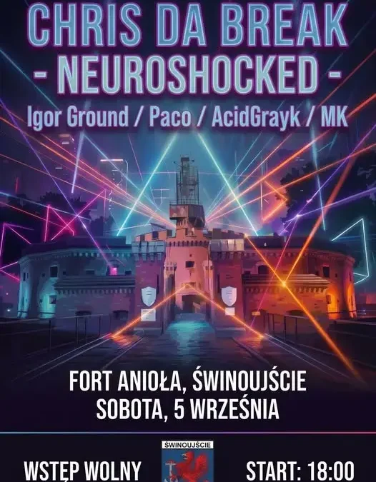 Nocne pożegnanie lata w Forcie Anioła – darmowe koncerty 5 września