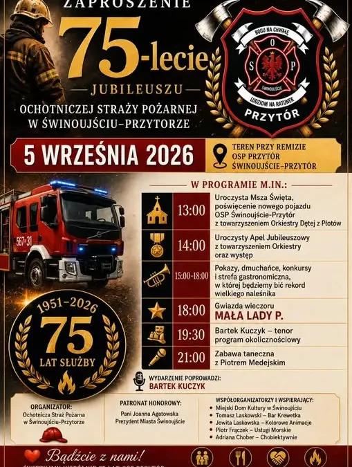 75-lecie OSP Przytór: Jubileusz pełen atrakcji i podziękowań dla strażaków