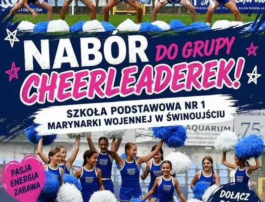 Nabór do grupy cheerleaderek w SP1 Świnoujście – dołącz do ekipy!