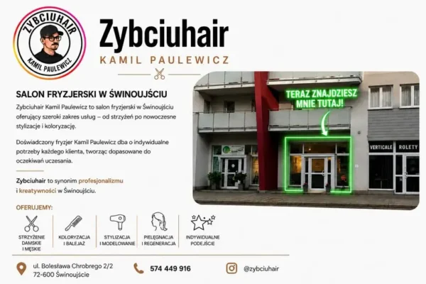 Nowy salon fryzjerski w Świnoujściu powstał dzięki wsparciu z urzędu pracy