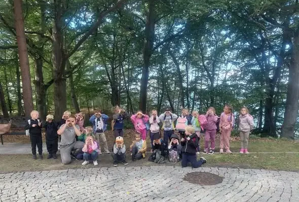 Przedszkolaki z grupy Marynarze na warsztatach ornitologicznych w Grodnie