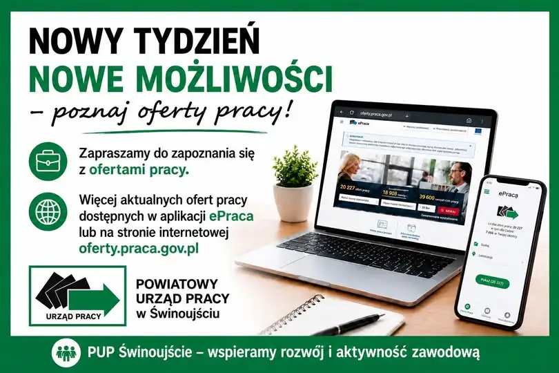 Nowe oferty pracy w Świnoujściu – sprawdź, czy znajdziesz coś dla siebie