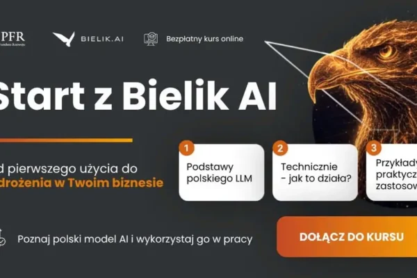 Bezpłatny kurs „Start z Bielik AI” – naucz się wykorzystywać sztuczną inteligencję w pracy