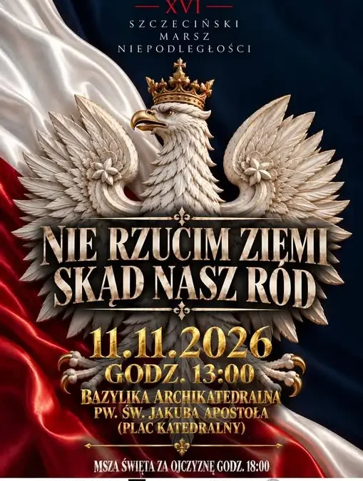 XVI Szczeciński Marsz Niepodległości – 11 listopada 2026, Plac Katedralny