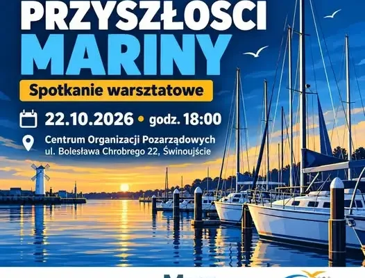 Mieszkańcy Świnoujścia zdecydują o przyszłości mariny – warsztaty 22 października