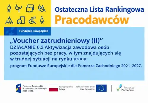 Świnoujście: ostateczna lista pracodawców z voucherami zatrudnieniowymi